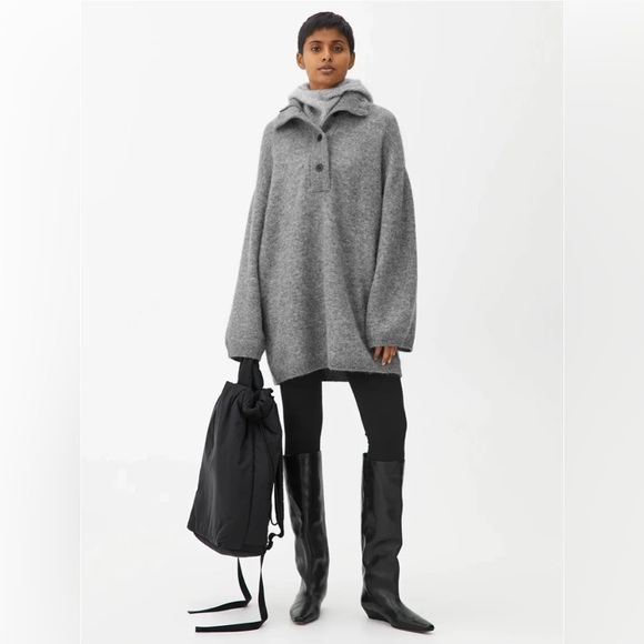 ARKET Long Alpaca Blend Jumper Sweater - Picture 2 of 8